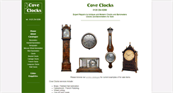 Desktop Screenshot of coveclocks.com